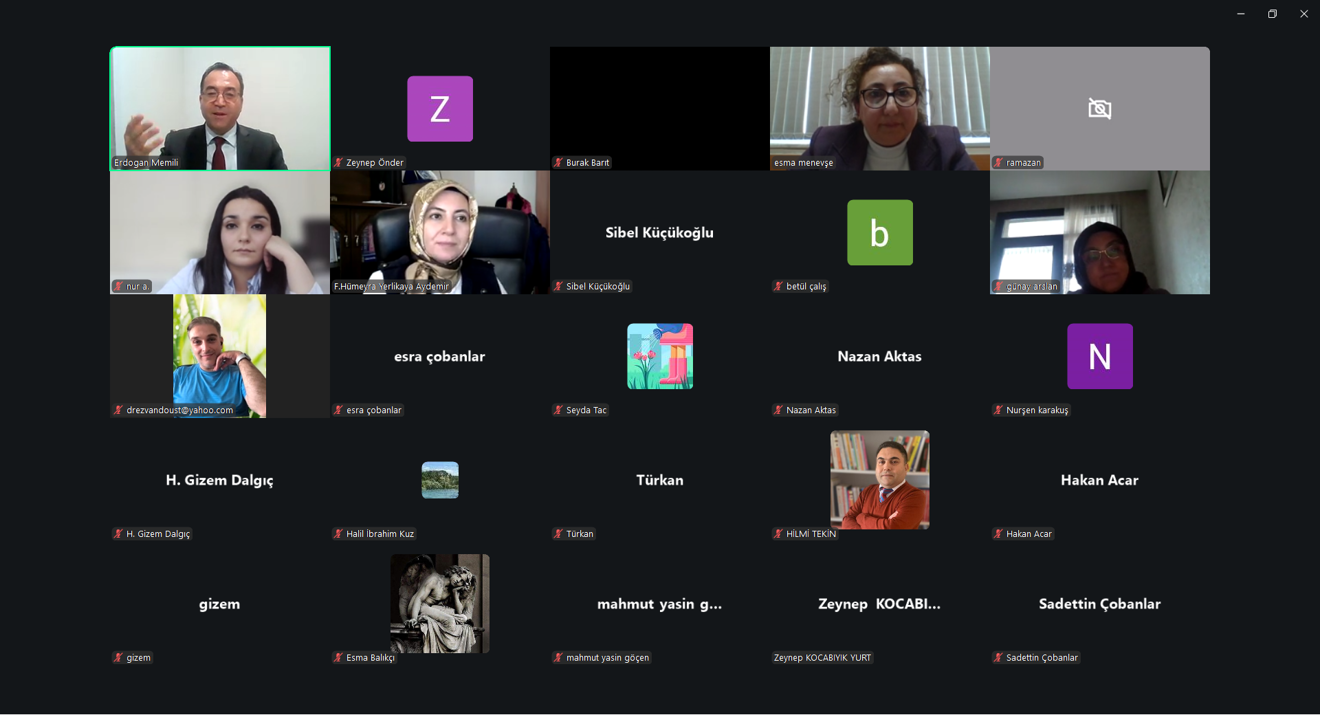 Yurt Dışında Lisansüstü Eğitim Fırsatları Toplantısı Online Olarak Gerçekleştirdi